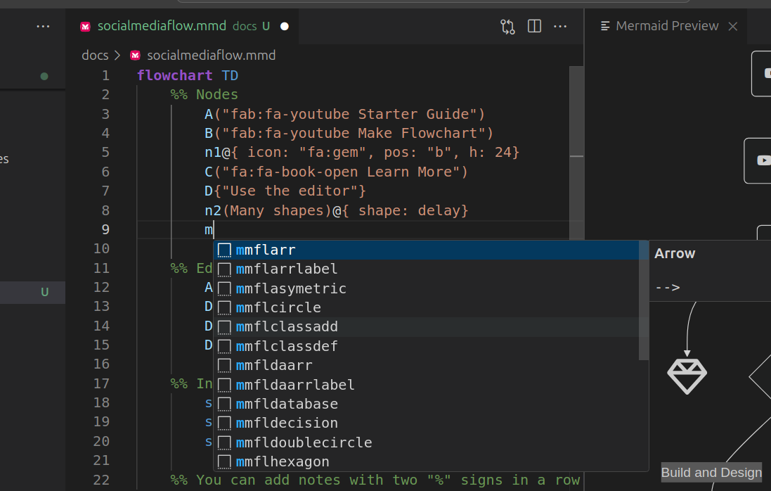 Smart Auto-Suggest with code snippets