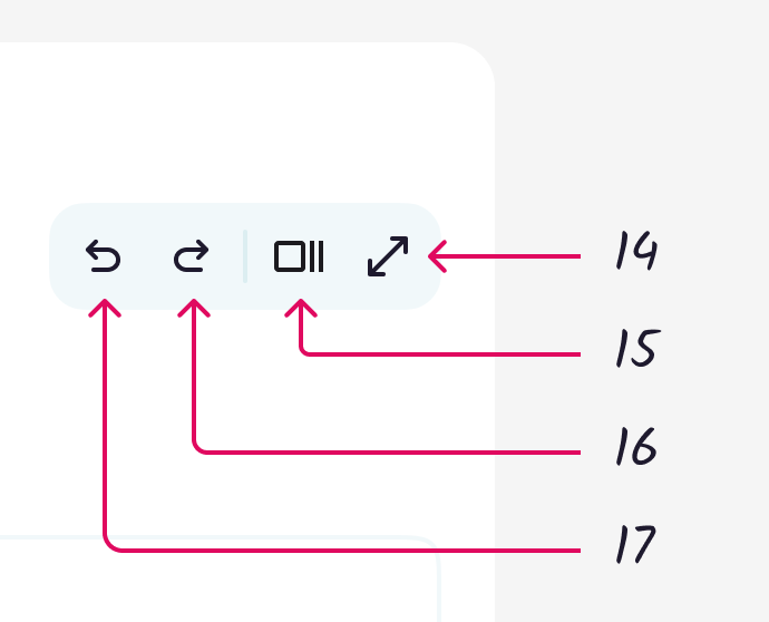 toolbar for pan and zoom