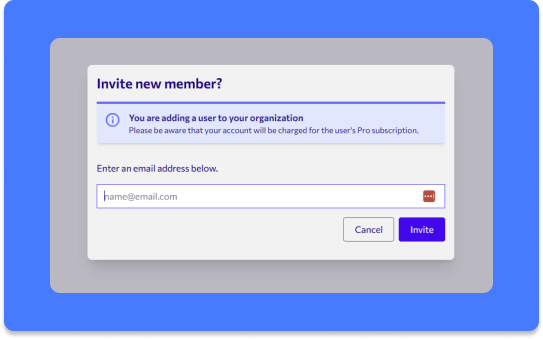Invite new member